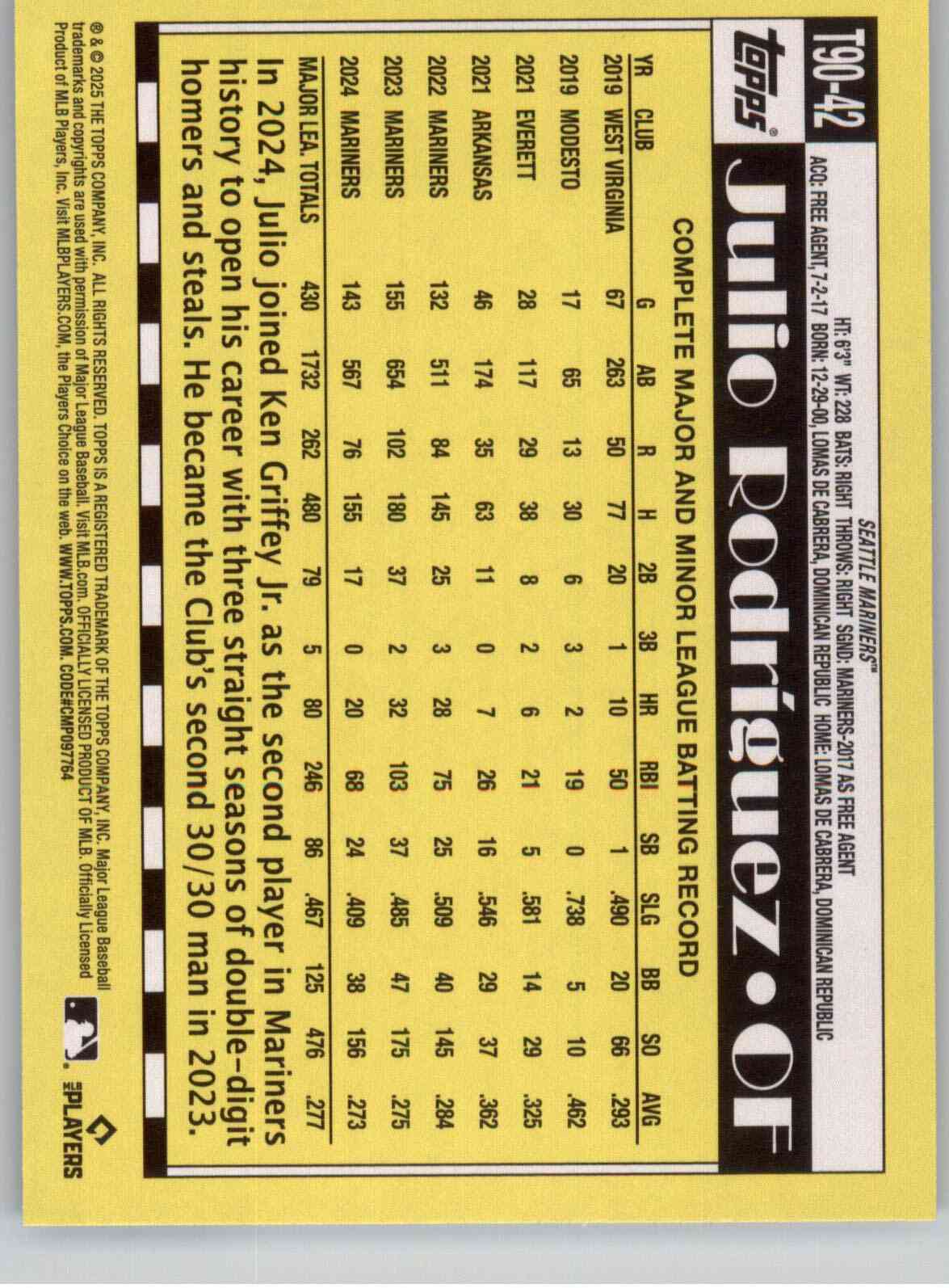 2025 Topps 1990 Topps Baseball 35th Anniversary | eBay